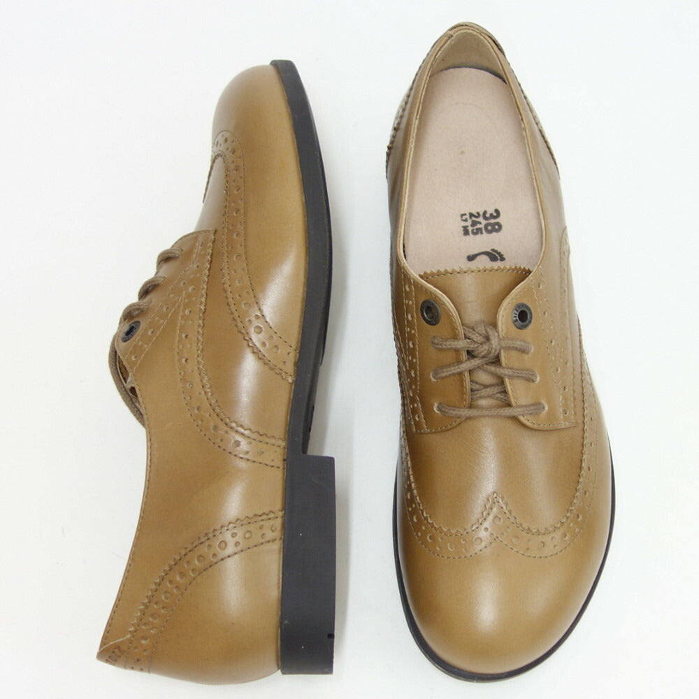ビルケンシュトック BIRKENSTOCK LARAMIE LOW(ララミー ロー)レディース 1017802(天然皮革/サンド) カッター トラッド ウィングチップ「靴」