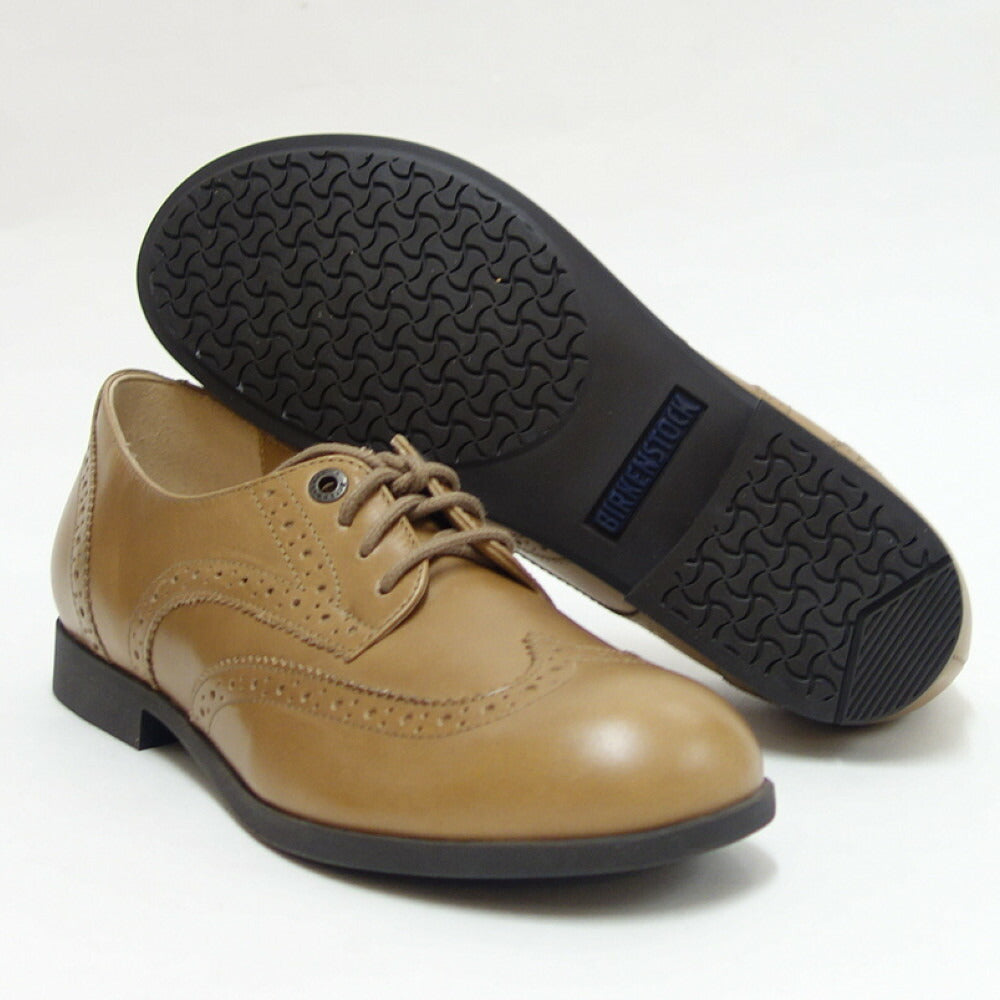 ビルケンシュトック BIRKENSTOCK LARAMIE LOW(ララミー ロー)レディース 1017802(天然皮革/サンド) カッター トラッド ウィングチップ「靴」