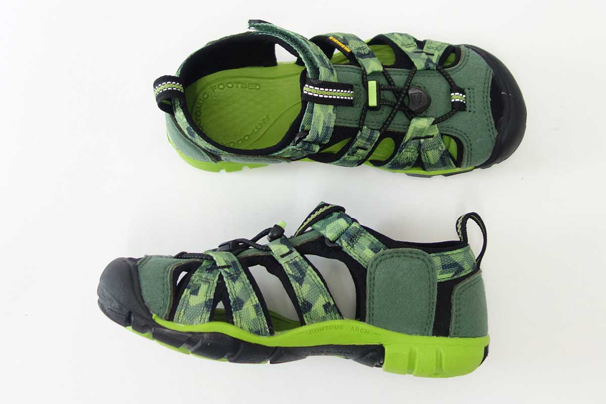 KEEN キーン KIDS Seacamp 2 cnx <br>1018113(キッズ)1018109 <BR>シーキャンプツーシーエヌエックス<br>カラー:DUCK GREEN / GREENERY<BR>「靴」