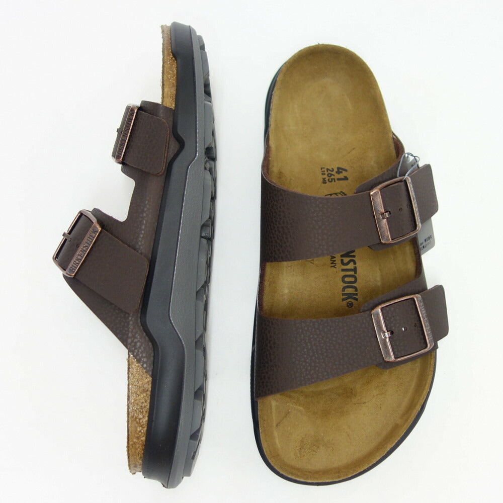 ビルケンシュトック BIRKENSTOCK Arizona CT(アリゾナ)幅広(レギュラーフィット)1018404(ビルコフロー/ダークブラウン)サボ クロッグ ドイツ製快適サンダル「靴」