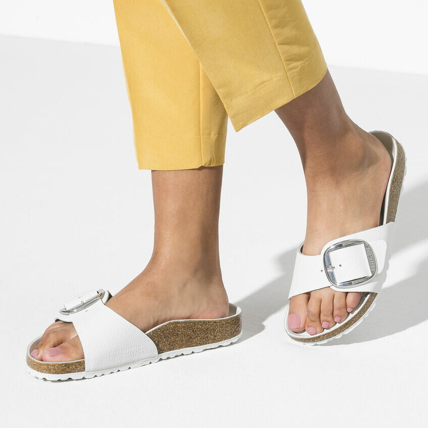 BIRKENSTOCKビルケンシュトックMADRIDBigBuckle(マドリッド)1018866(ナローフィット)ナチュラルレザー/ホワイト(レディース)「正規輸入品」ドイツ生まれの快適サンダル「靴」