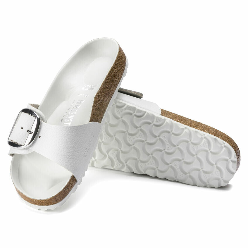 BIRKENSTOCKビルケンシュトックMADRIDBigBuckle(マドリッド)1018866(ナローフィット)ナチュラルレザー/ホワイト(レディース)「正規輸入品」ドイツ生まれの快適サンダル「靴」