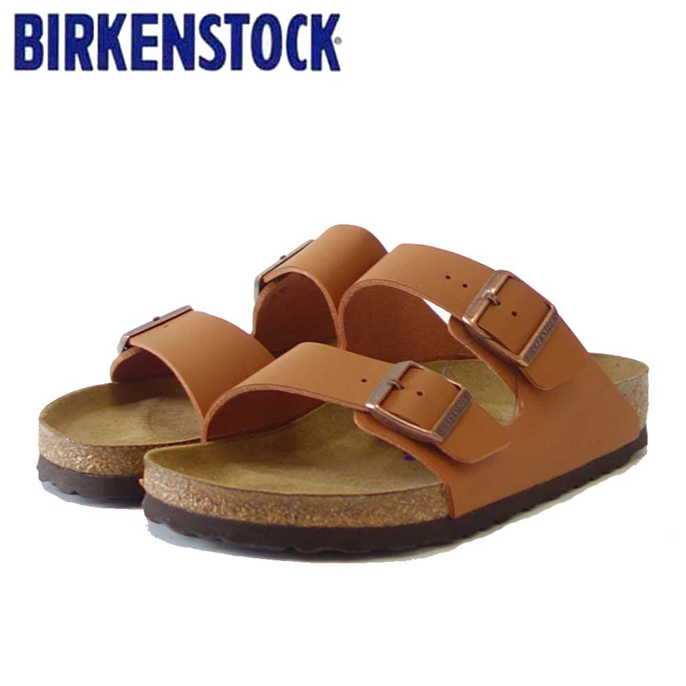 BIRKENSTOCK ビルケンシュトック ARIZONA(アリゾナ)Birko-Flor 1019067 ジンジャーブラウン(レギュラーフィット 幅広)ソフトフットベッド ドイツ製 コンフォートサンダル 正規品 「靴」