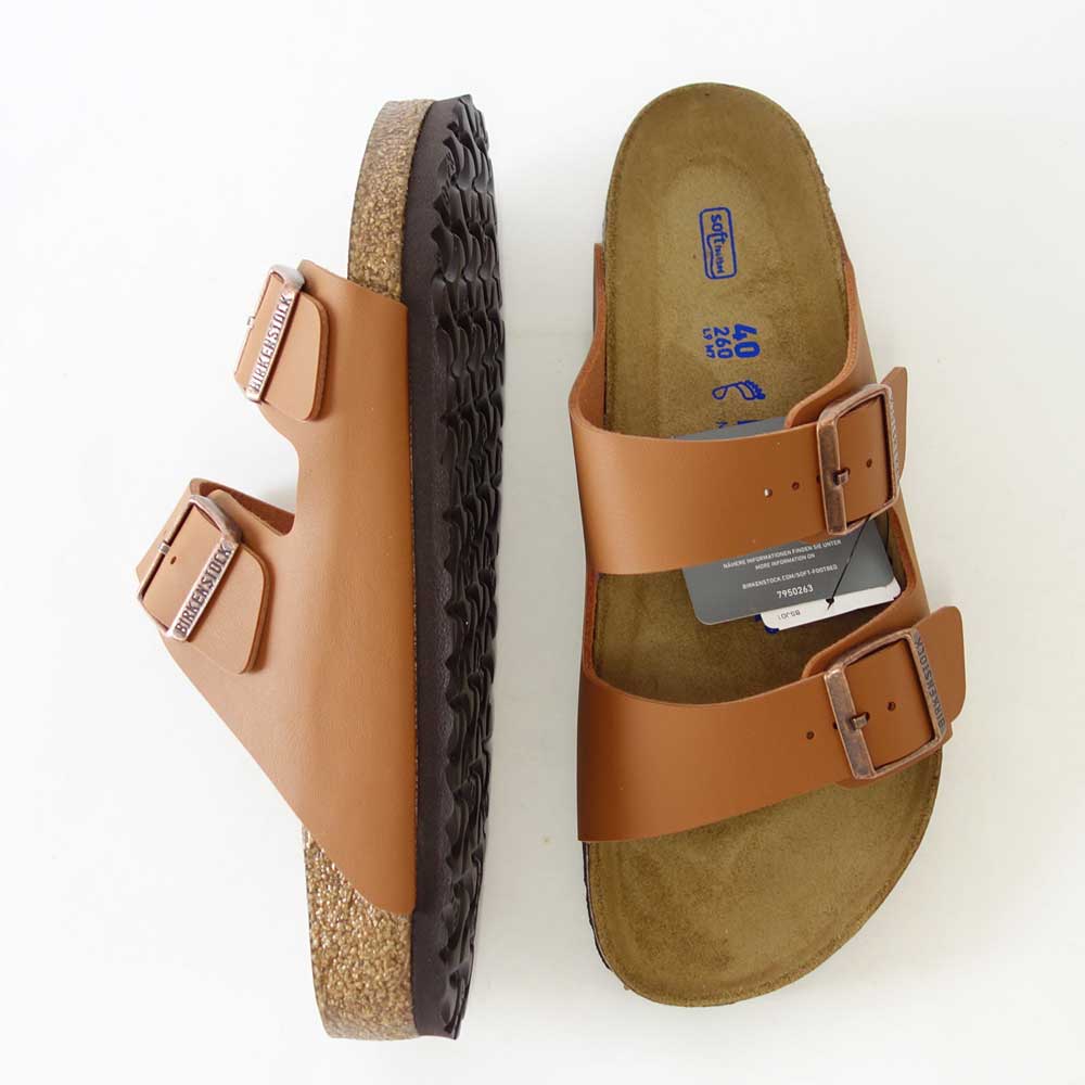 BIRKENSTOCK ビルケンシュトック ARIZONA(アリゾナ)Birko-Flor 1019067 ジンジャーブラウン(レギュラーフィット 幅広)ソフトフットベッド ドイツ製 コンフォートサンダル 正規品 「靴」