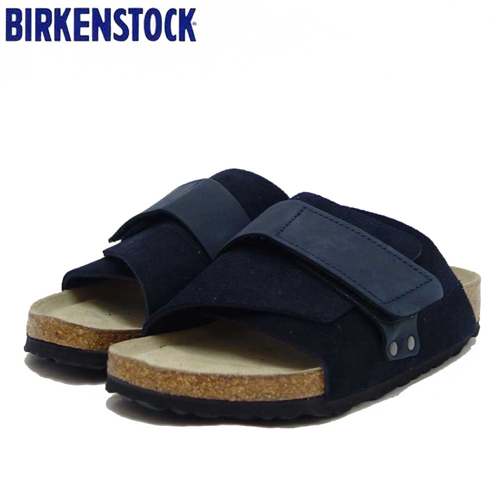 ビルケンシュトック BIRKENSTOCK Kyoto Soft Footbed(キョウト ソフトフットベッド) 1019291 ミッドナイト(ヌバック/スエード) (レディース サンダル ナローフィット)「正規輸入品」 「靴」