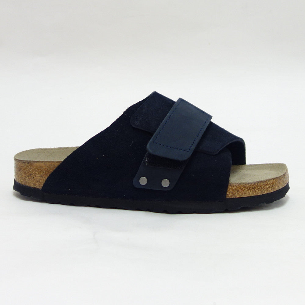 ビルケンシュトック BIRKENSTOCK Kyoto Soft Footbed(キョウト ソフトフットベッド) 1019291 ミッドナイト(ヌバック/スエード) (レディース サンダル ナローフィット)「正規輸入品」 「靴」