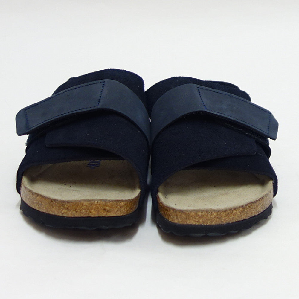 ビルケンシュトック BIRKENSTOCK Kyoto Soft Footbed(キョウト ソフトフットベッド) 1019291 ミッドナイト(ヌバック/スエード) (レディース サンダル ナローフィット)「正規輸入品」 「靴」