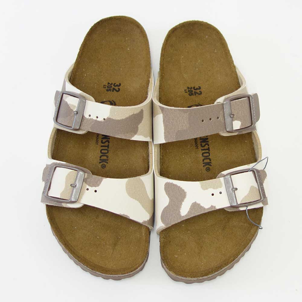 BIRKENSTOCK(ビルケンシュトック) ARIZONA(アリゾナ)キッズサンダル 1019324 Desert Soil Camo Almond ビーチサンダル 子ども靴「靴」