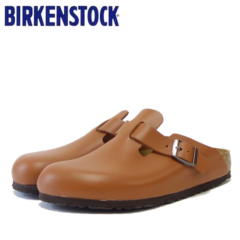 ビルケンシュトック BIRKENSTOCK Boston(ボストン)幅広(レギュラーフィット) 1019693(ナチュラルレザー/ジンジャーブラウン)メンズ サボ クロッグ ドイツ製快適サンダル 「靴」