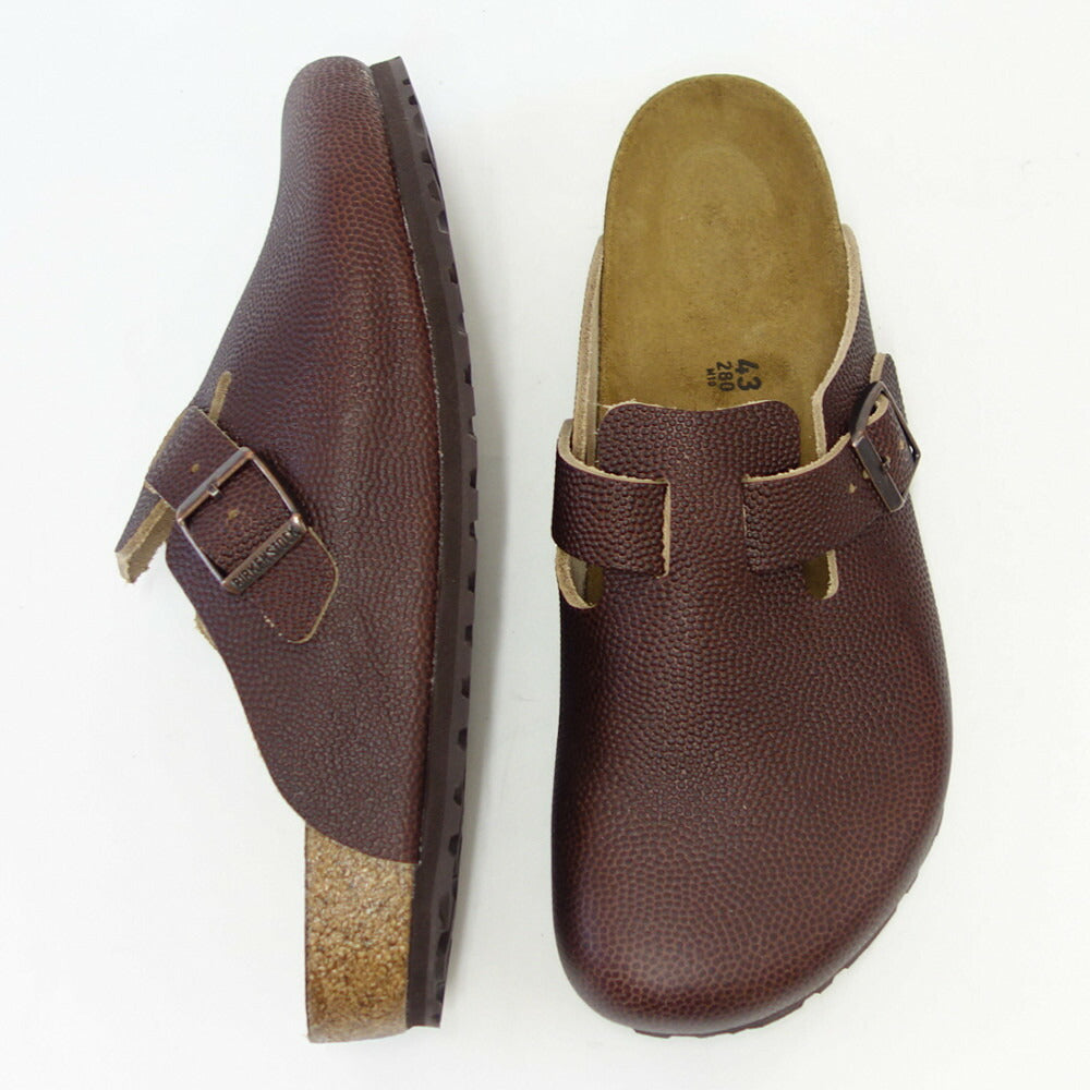ビルケンシュトック BIRKENSTOCK Boston(ボストン)幅広(レギュラーフィット) 1022296(エンボスレザー/ロースト)メンズ サボ クロッグ ドイツ製快適サンダル 「靴」