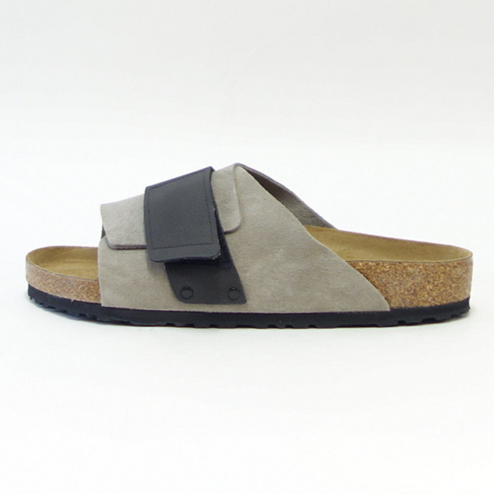 ビルケンシュトック BIRKENSTOCK Kyoto (キョウト) 1022352 ストーンコイン(ヌバック/スエード) (メンズサンダル レギュラーフィット) レザーサンダル ドイツ製「正規輸入品」 「靴」