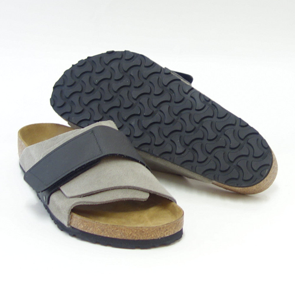 ビルケンシュトック BIRKENSTOCK Kyoto (キョウト) 1022352 ストーンコイン(ヌバック/スエード) (メンズサンダル レギュラーフィット) レザーサンダル ドイツ製「正規輸入品」 「靴」