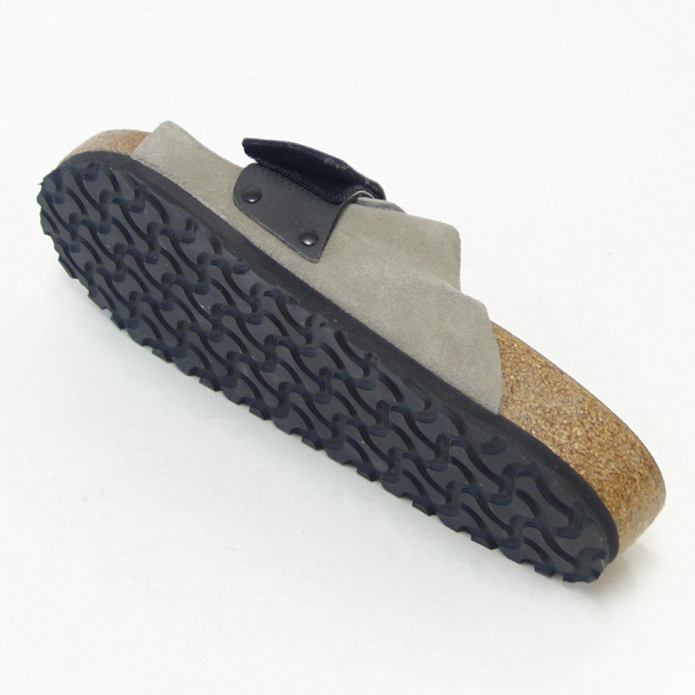 ビルケンシュトック BIRKENSTOCK Kyoto (キョウト) 1022352 ストーンコイン(ヌバック/スエード) (メンズサンダル レギュラーフィット) レザーサンダル ドイツ製「正規輸入品」 「靴」