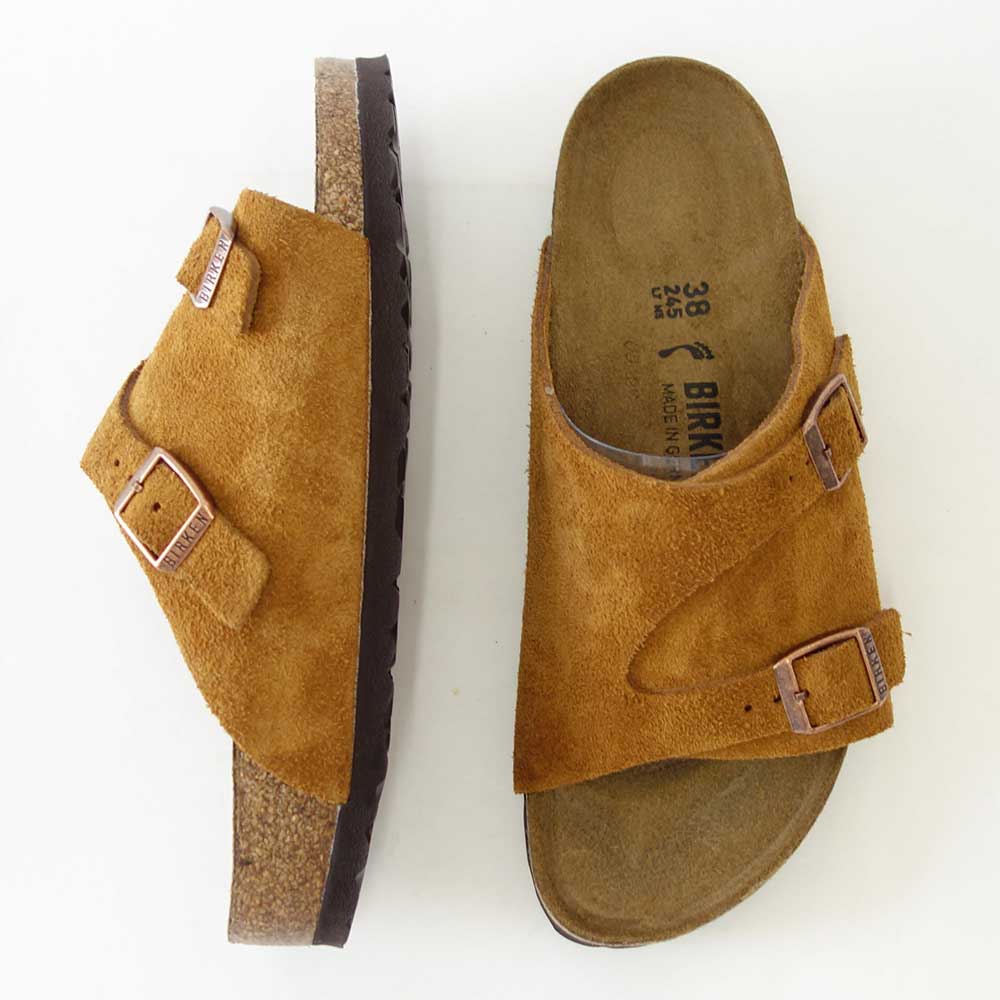 ビルケンシュトック BIRKENSTOCK Zurich (チューリッヒ) 1023891 ミンク(スエードレザー) (レディース サンダル ナローフィット)「正規輸入品」 「靴」