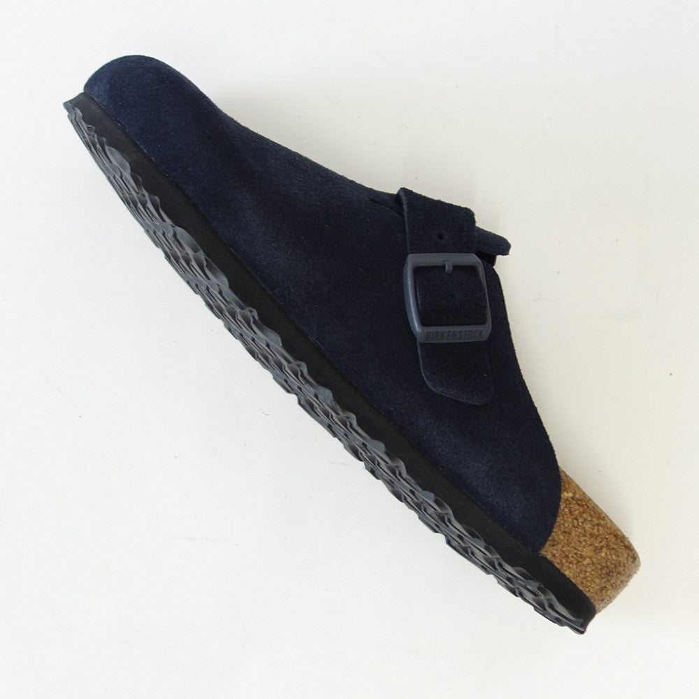 ビルケンシュトック BIRKENSTOCK Boston SFB(ボストン ソフトフットベッド)メンズ 幅広(レギュラーフィット) 1023910(スエードレザー/ネイビー) サボ クロッグ ドイツ製快適サンダル 「靴」