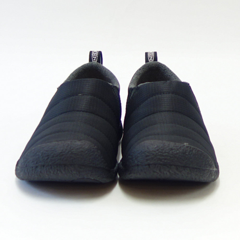 キーン KEEN ハウザー ツー 1023997 Triple Black(メンズ)ソフトなナイロン素材 温かみのあるスリッポンシューズ 展開サイズ 25.5cm 26cm 26.5cm「靴」