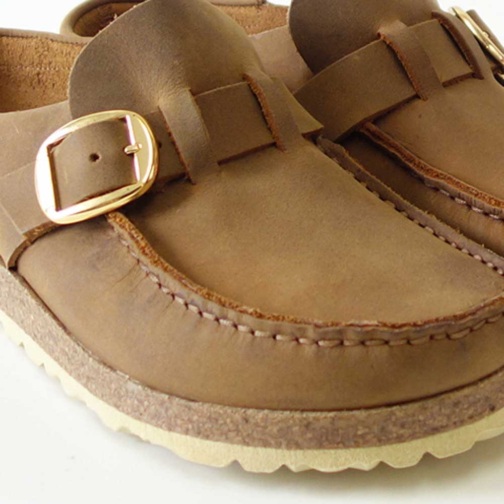 ビルケンシュトックBIRKENSTOCKBuckley(バックリー)幅狭(ナローフィット)1024028(オイルドヌバックレザー/コニャック)サボクロッグ快適サンダル「靴」