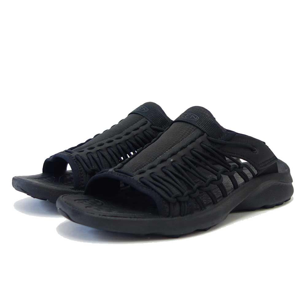 KEEN キーン UNEEK SNK SLIDE(ユニーク スニーク スライド) 1024894(メンズ) カラー:ブラック / ブラック スニーカー サンダル「靴」
