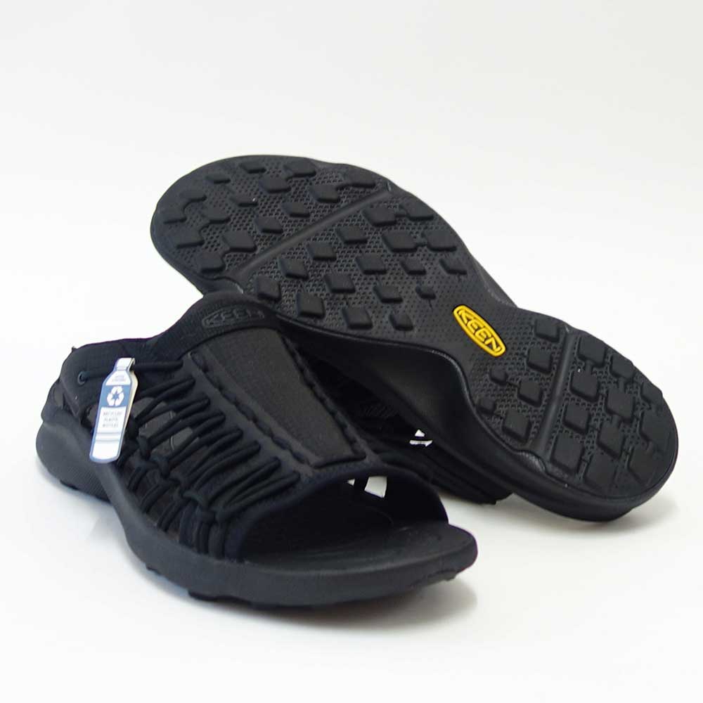 KEEN キーン UNEEK SNK SLIDE(ユニーク スニーク スライド) 1024894(メンズ) カラー:ブラック / ブラック スニーカー サンダル「靴」