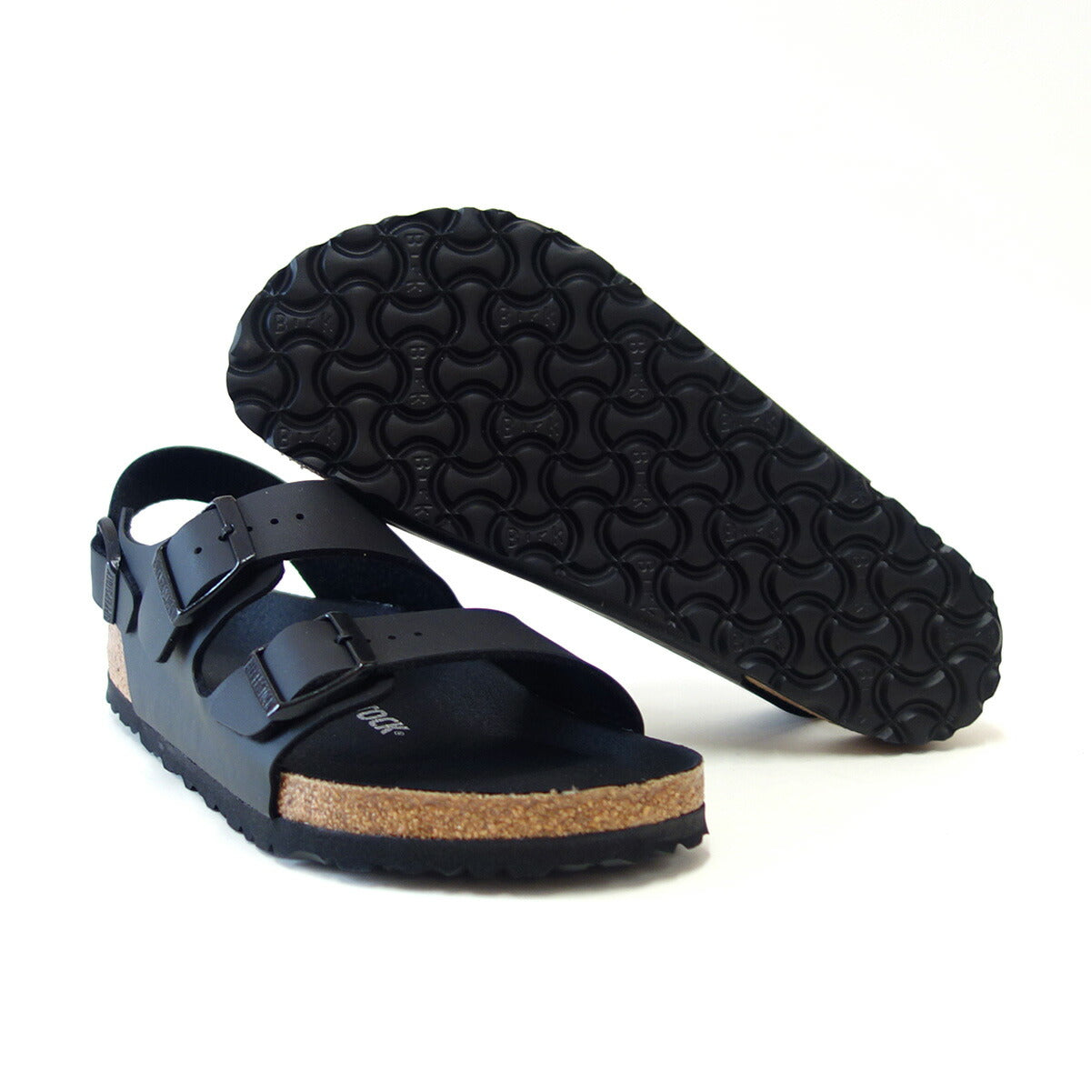 BIRKENSTOCKビルケンシュトックMILANO(ミラノ)1024997Triplesブラック(メンズレギュラーフィット幅広)ドイツ製コンフォートサンダル正規品「靴」