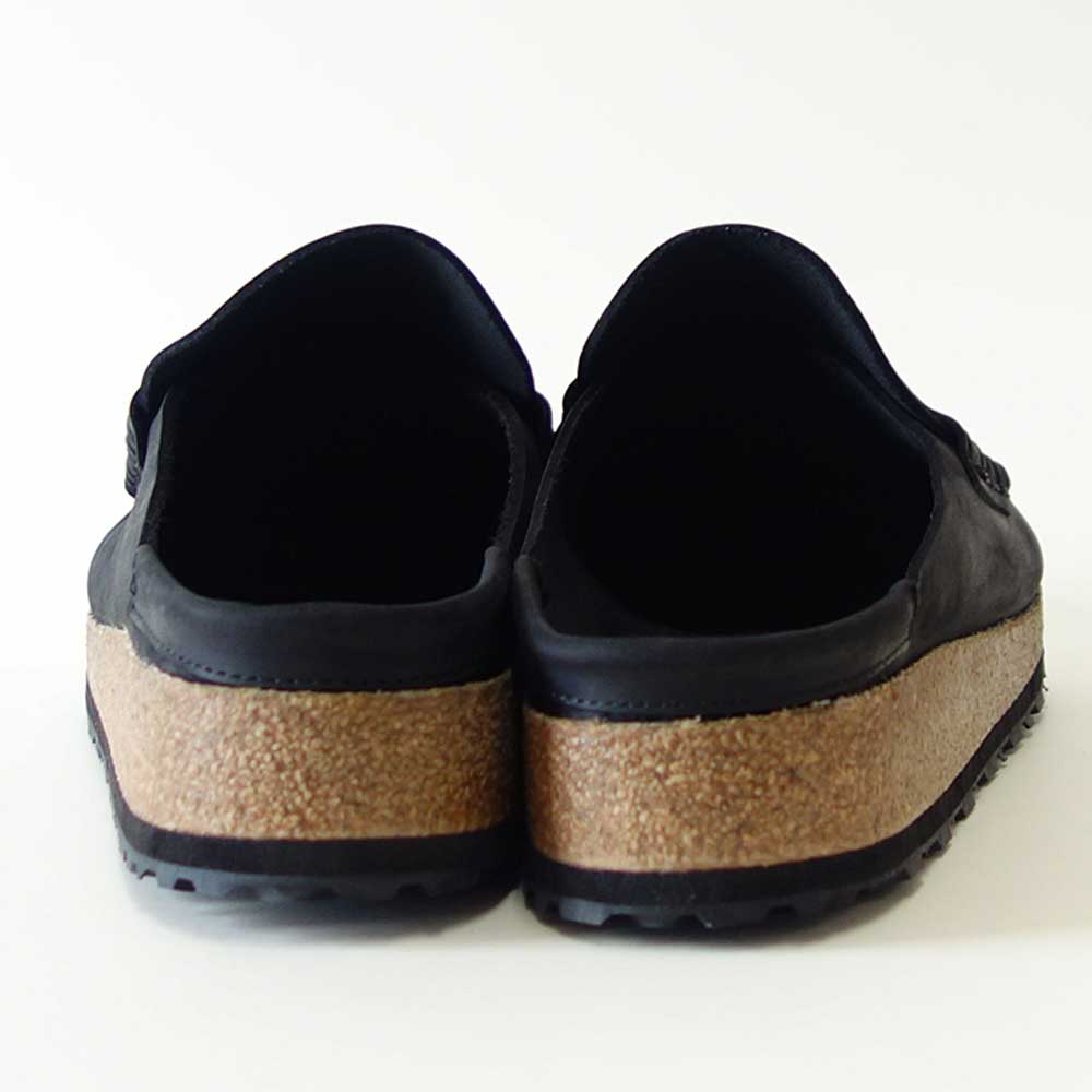 ビルケンシュトックBIRKENSTOCKNaples(ネープルス)幅広(レギュラーフィット)1025040(オイルヌバックレザー/ブラック)メンズサボクロッグ快適サンダル「靴」