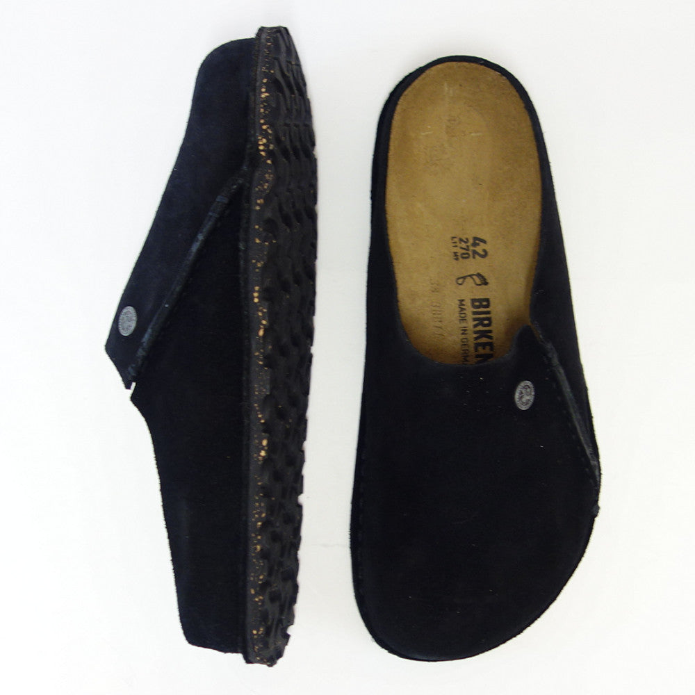 ビルケンシュトック BIRKENSTOCK Zermatt Premium(ツェルマット プレミアム)メンズ 幅広(レギュラーフィット) 1025114(スエードレザー/ブラック) サボ クロッグ ドツ製快適フットベッド 「靴」