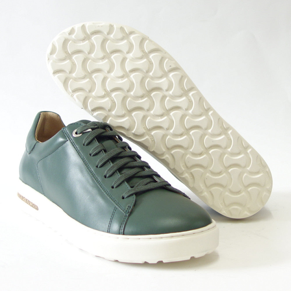 ビルケンシュトック BIRKENSTOCK Bend Low(ベンド ロー) 1025196(ナチュラルレザー/グリーン) メンズ レザー スニーカー コンフォート シューズ「靴」