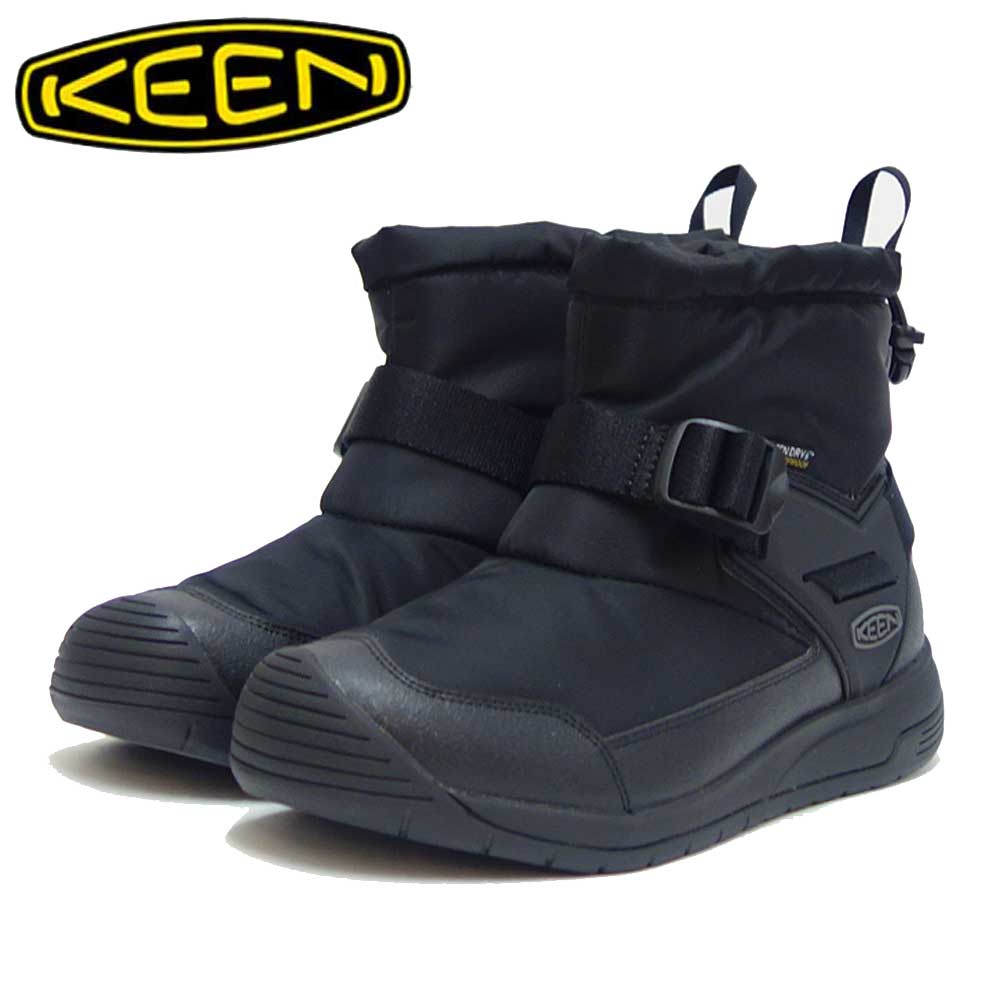 KEEN キーン HOODROMEO WP フッドロメオ ウォータープルーフ 1025473(メンズ)カラー: Black / Black 防水 ショートブーツ ウォーキング「靴」