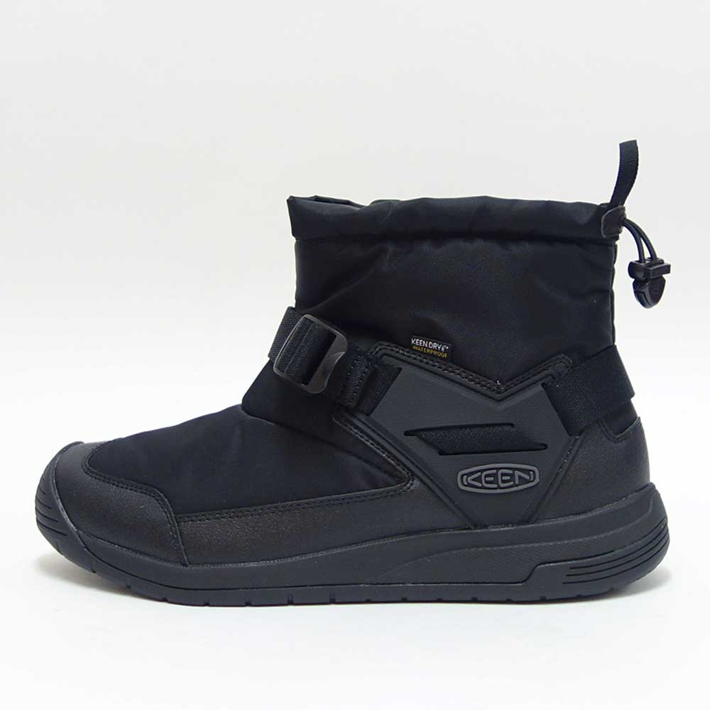 KEEN キーン HOODROMEO WP フッドロメオ ウォータープルーフ 1025473(メンズ)カラー: Black / Black 防水 ショートブーツ ウォーキング「靴」