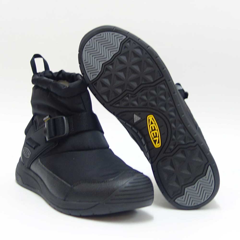 KEEN キーン HOODROMEO WP フッドロメオ ウォータープルーフ 1025473(メンズ)カラー: Black / Black 防水 ショートブーツ ウォーキング「靴」
