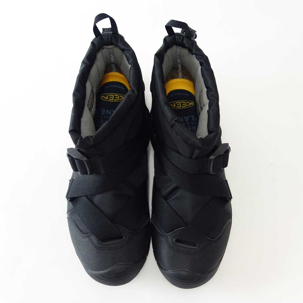 キーン KEEN HOODZERRA WP フッドゼラ ウォータープルーフ 1025476 Black / Black(メンズ) 防水 ショートブーツ ウォーキング 「靴」