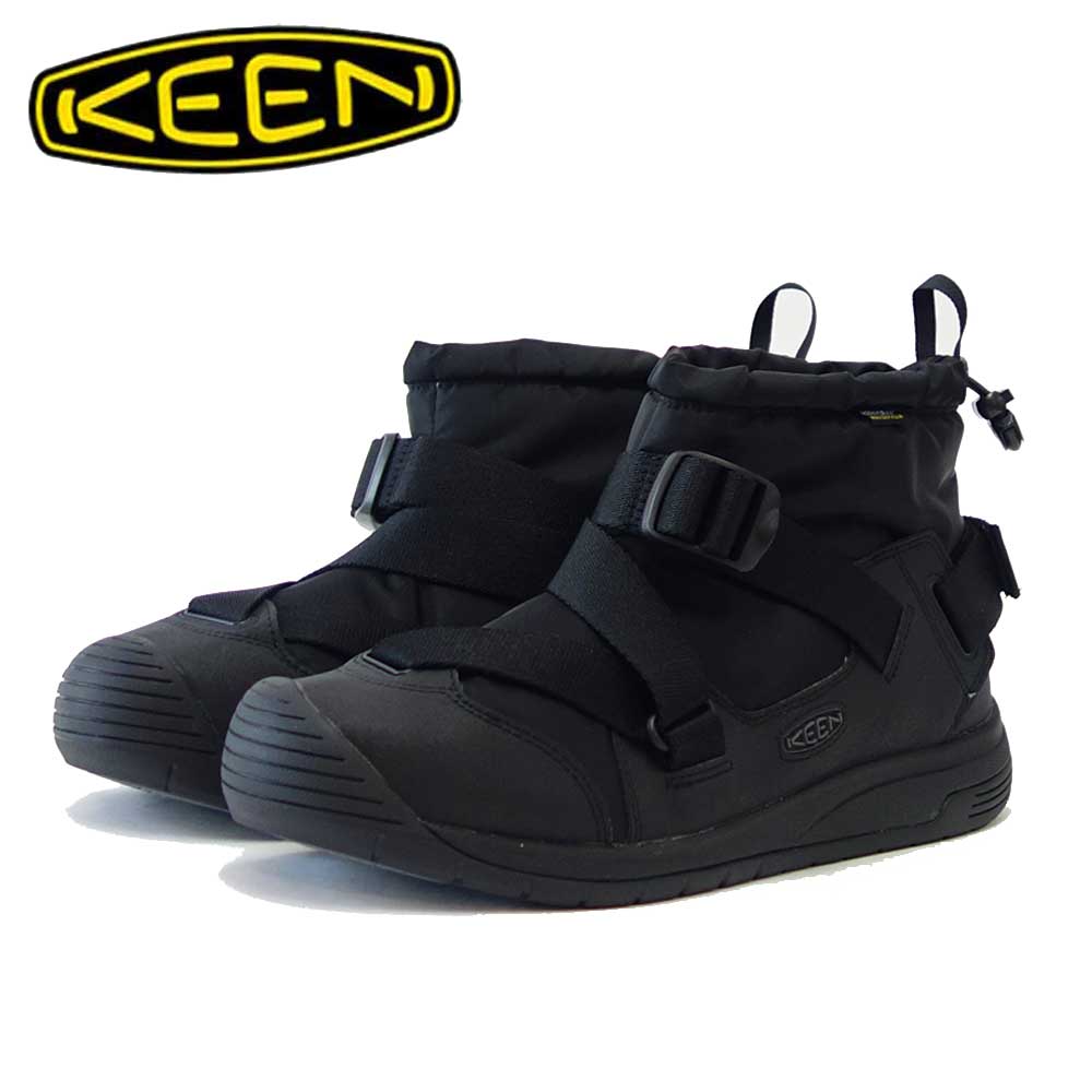キーン KEEN HOODZERRA WP フッドゼラ ウォータープルーフ 1025476 Black / Black(メンズ) 防水 ショートブーツ ウォーキング 「靴」