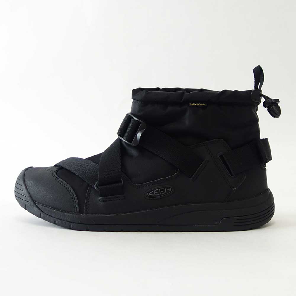 キーン KEEN HOODZERRA WP フッドゼラ ウォータープルーフ 1025476 Black / Black(メンズ) 防水 ショートブーツ ウォーキング 「靴」