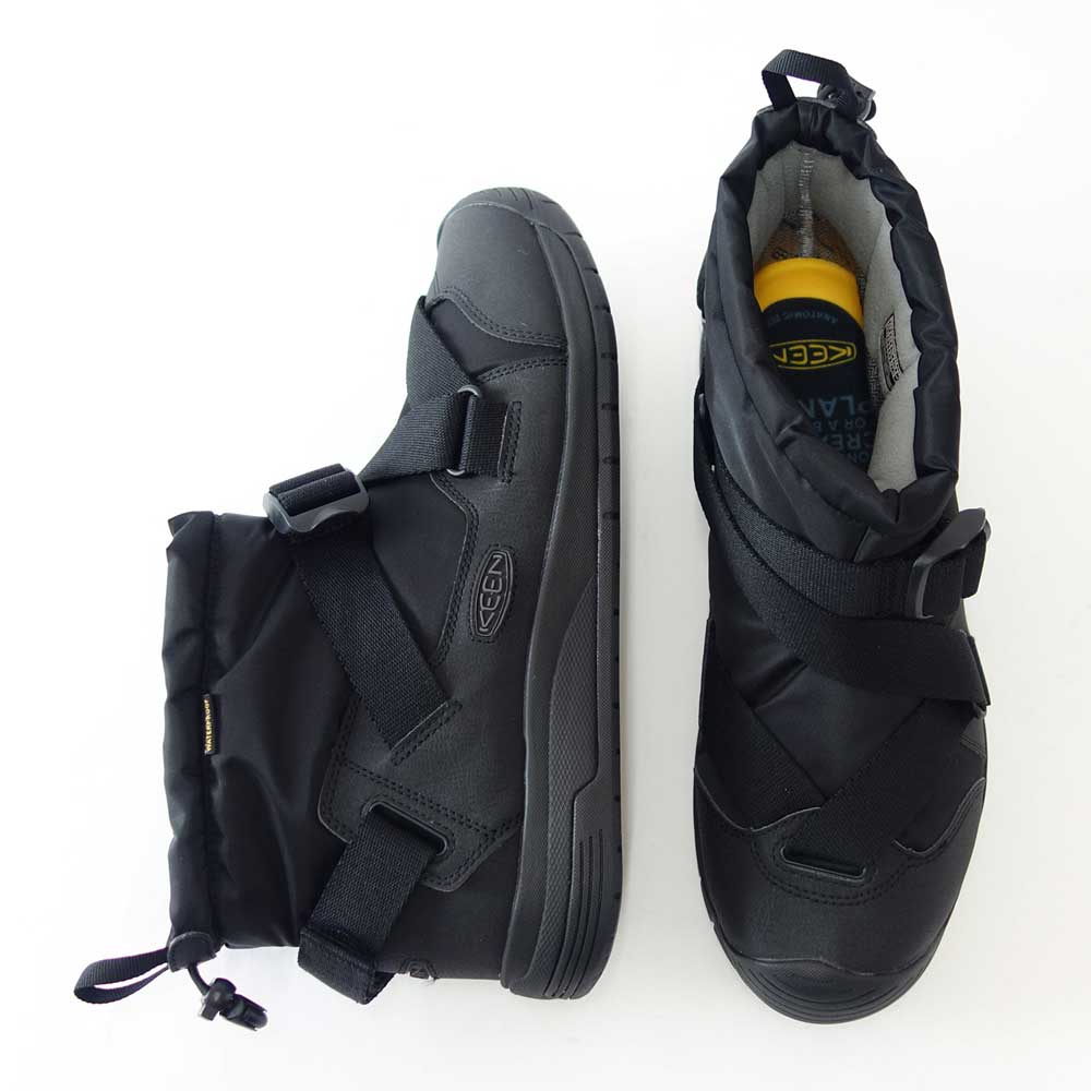 キーン KEEN HOODZERRA WP フッドゼラ ウォータープルーフ 1025476 Black / Black(メンズ) 防水 ショートブーツ ウォーキング 「靴」