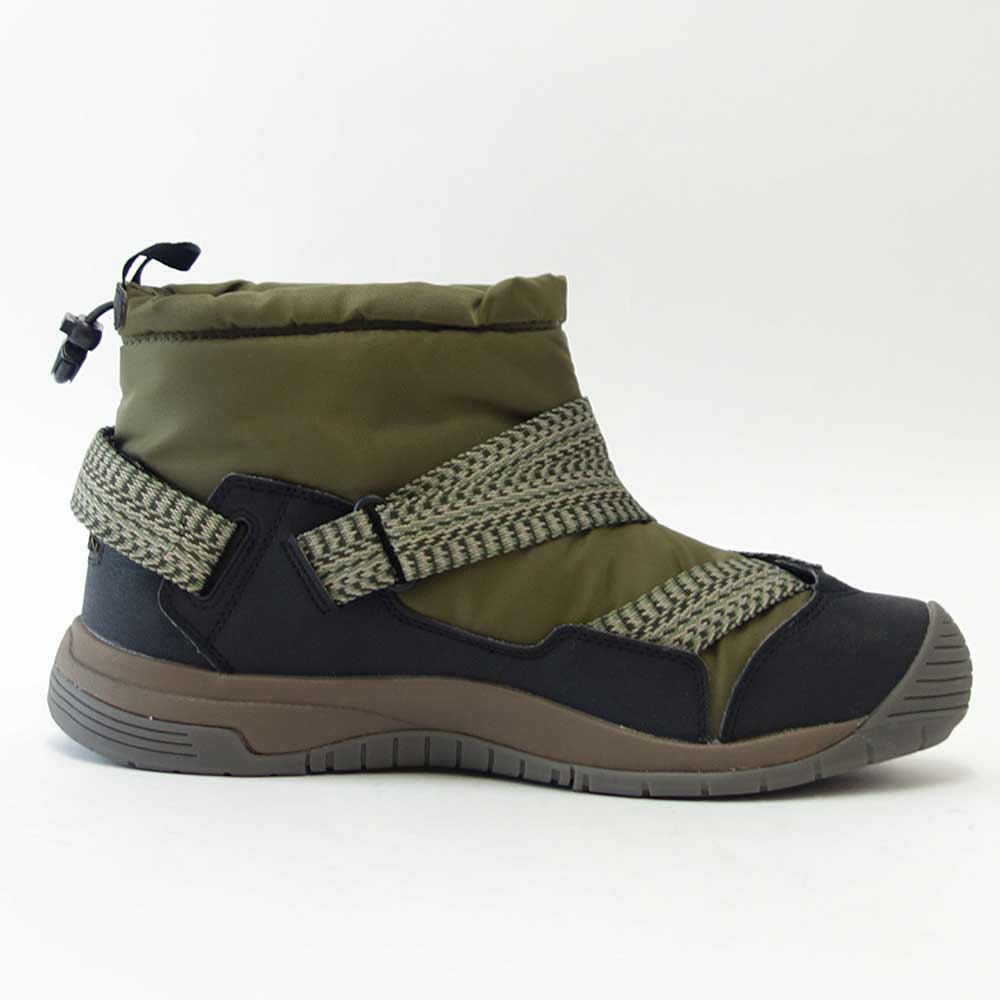 【SALE 30%OFF】 キーン KEEN HOODZERRA WP フッドゼラ ウォータープルーフ 1025478 Dark Olive/Black(メンズ) 防水 ショートブーツ ウォーキング 「靴」