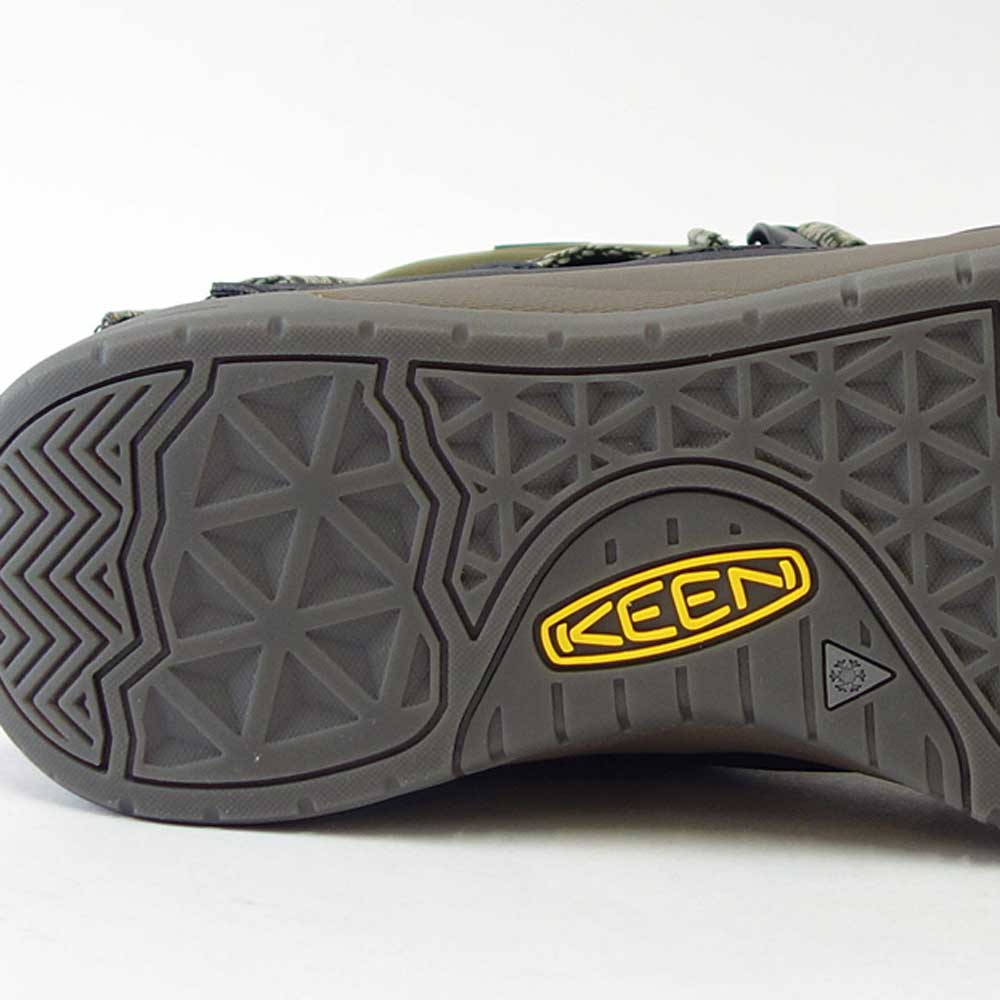 【SALE 30%OFF】 キーン KEEN HOODZERRA WP フッドゼラ ウォータープルーフ 1025478 Dark Olive/Black(メンズ) 防水 ショートブーツ ウォーキング 「靴」