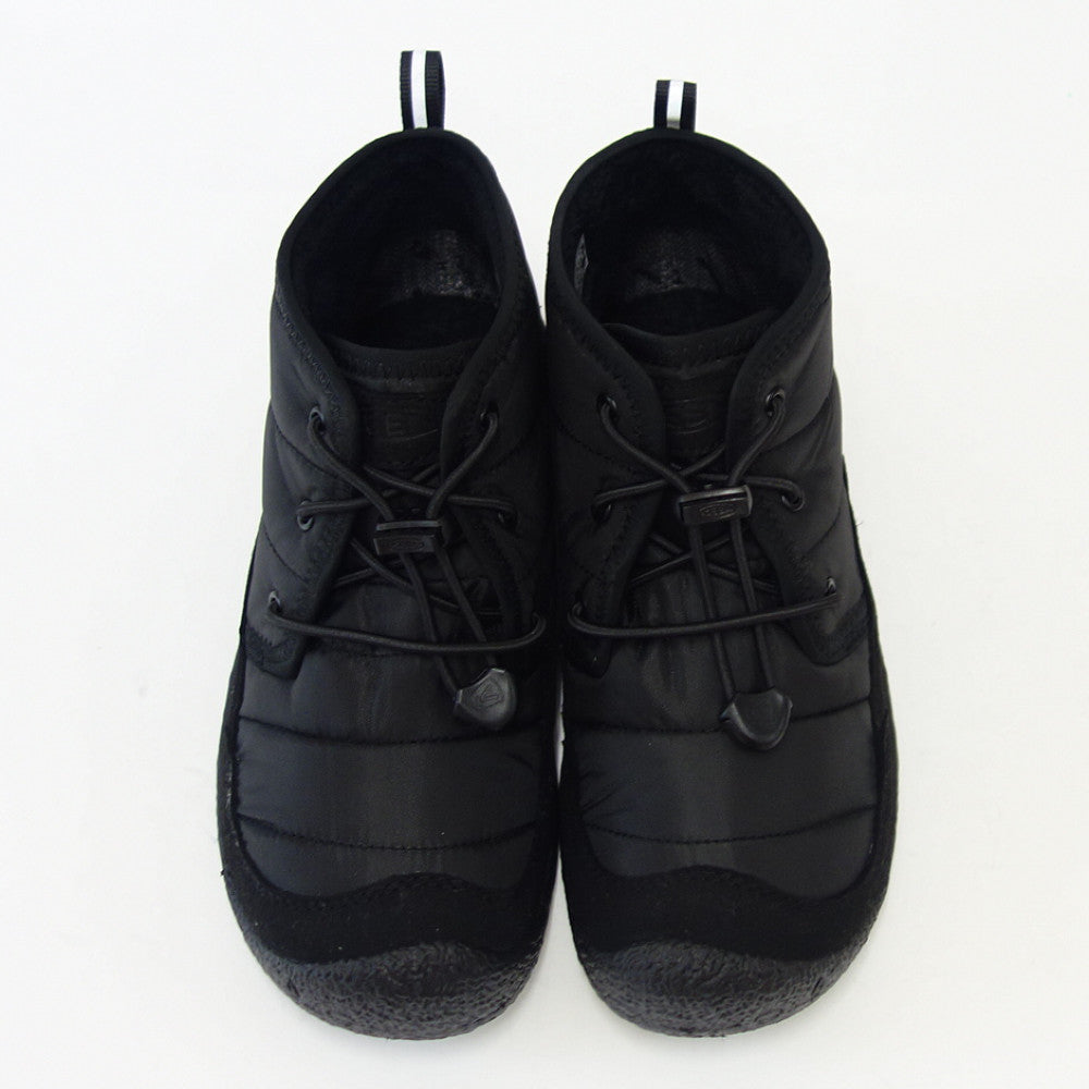 キーン KEEN ハウザー ツー チャッカ ウォータープルーフ 1025513 ブラック/ブラック(キッズ)1025516 ショートブーツ 防水ウインターブーツ 「靴」