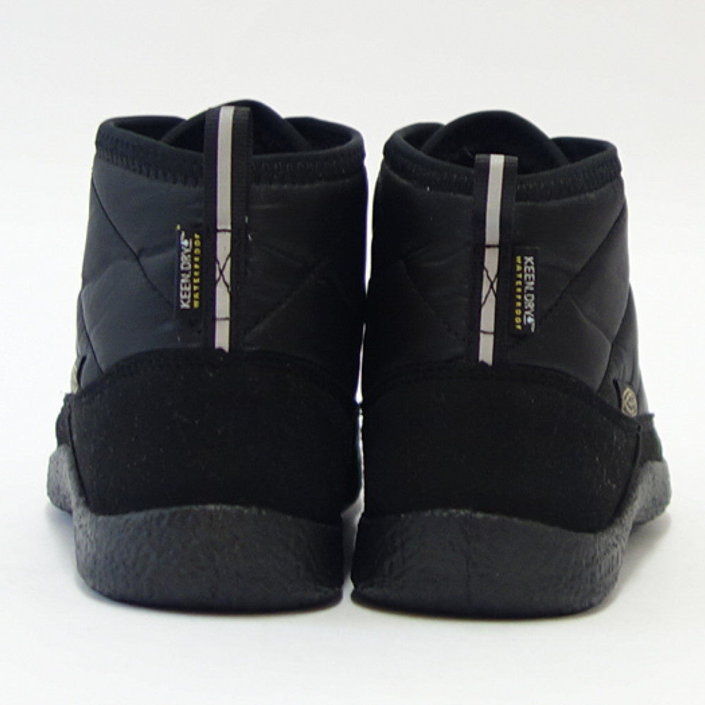キーン KEEN ハウザー ツー チャッカ ウォータープルーフ 1025513 ブラック/ブラック(キッズ)1025516 ショートブーツ 防水ウインターブーツ 「靴」