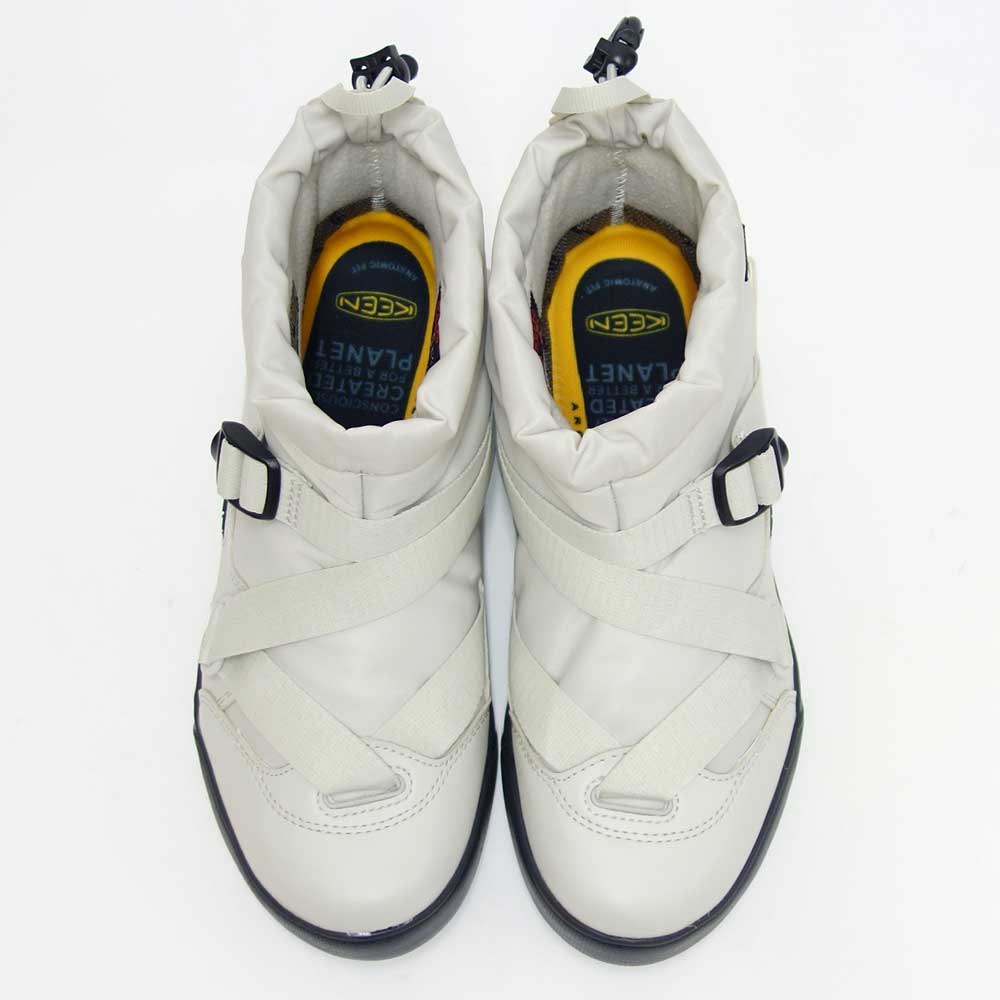 キーン KEEN HOODZERRA WP フッドゼラ ウォータープルーフ 1025602 Star White/Silver Birch(レディース) 防水 ショートブーツ ウォーキング 「靴」