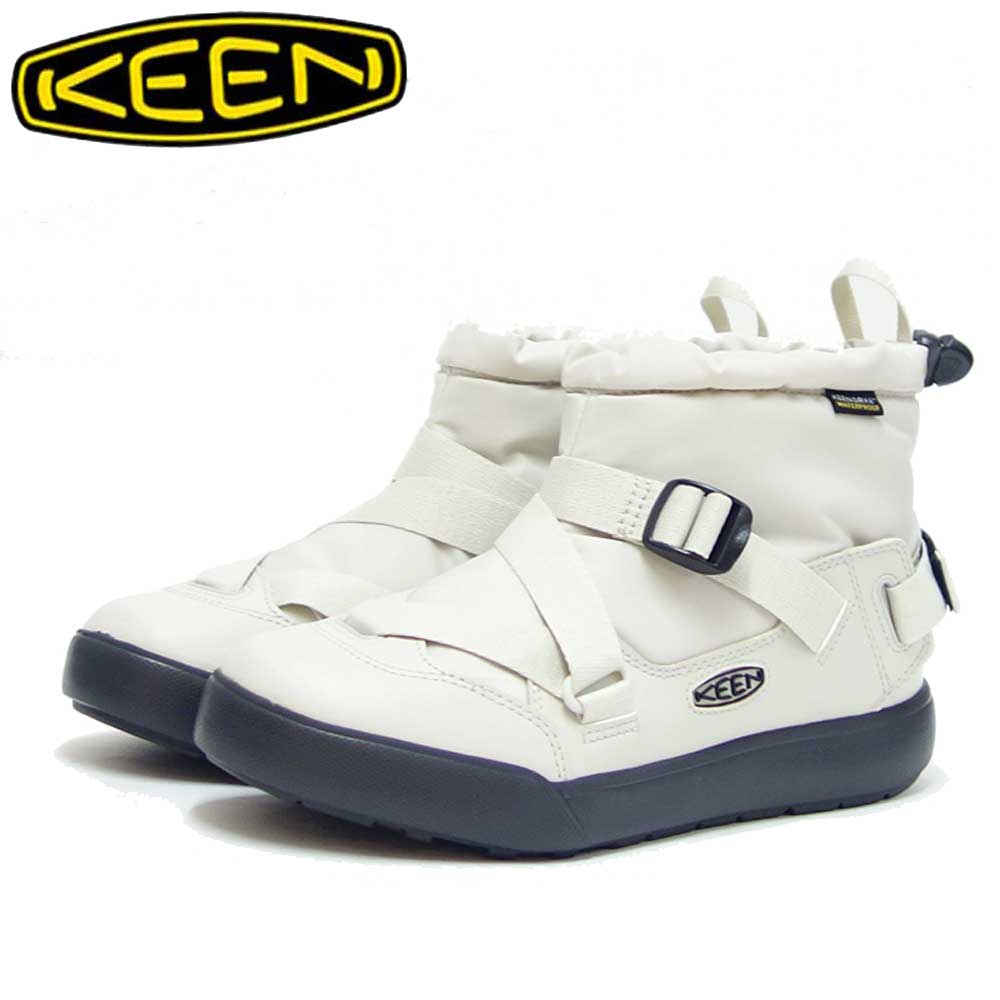 キーン KEEN HOODZERRA WP フッドゼラ ウォータープルーフ 1025602 Star White/Silver Birch(レディース) 防水 ショートブーツ ウォーキング 「靴」