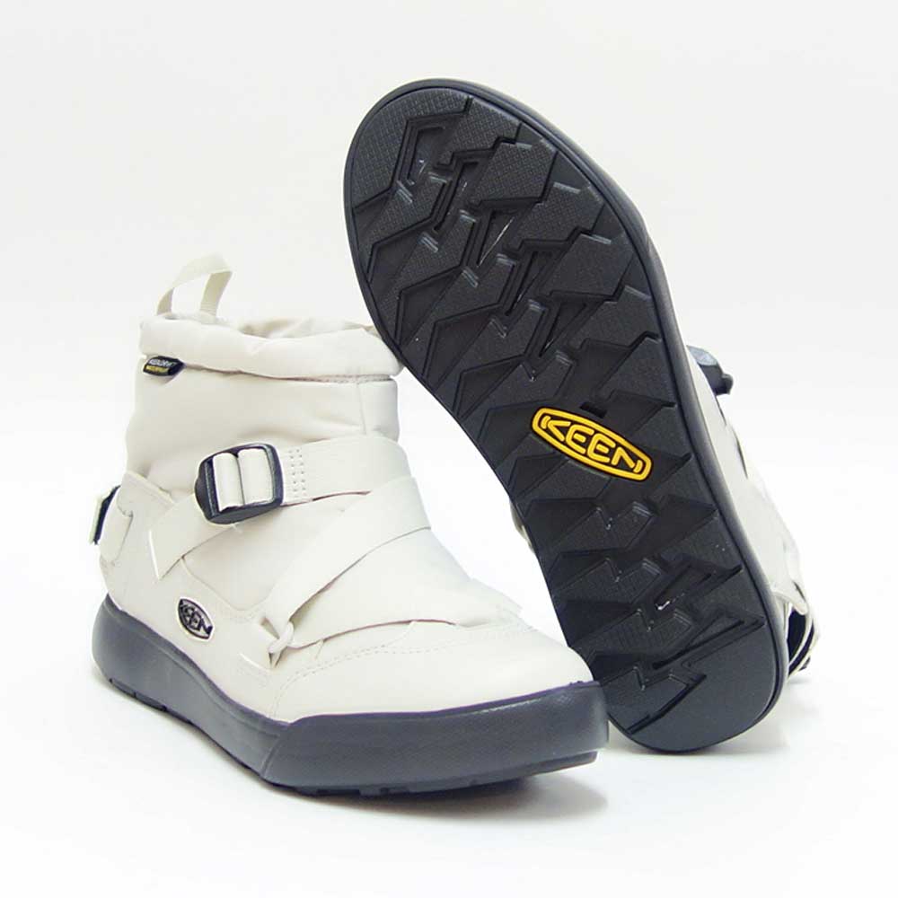 キーン KEEN HOODZERRA WP フッドゼラ ウォータープルーフ 1025602 Star White/Silver Birch(レディース) 防水 ショートブーツ ウォーキング 「靴」