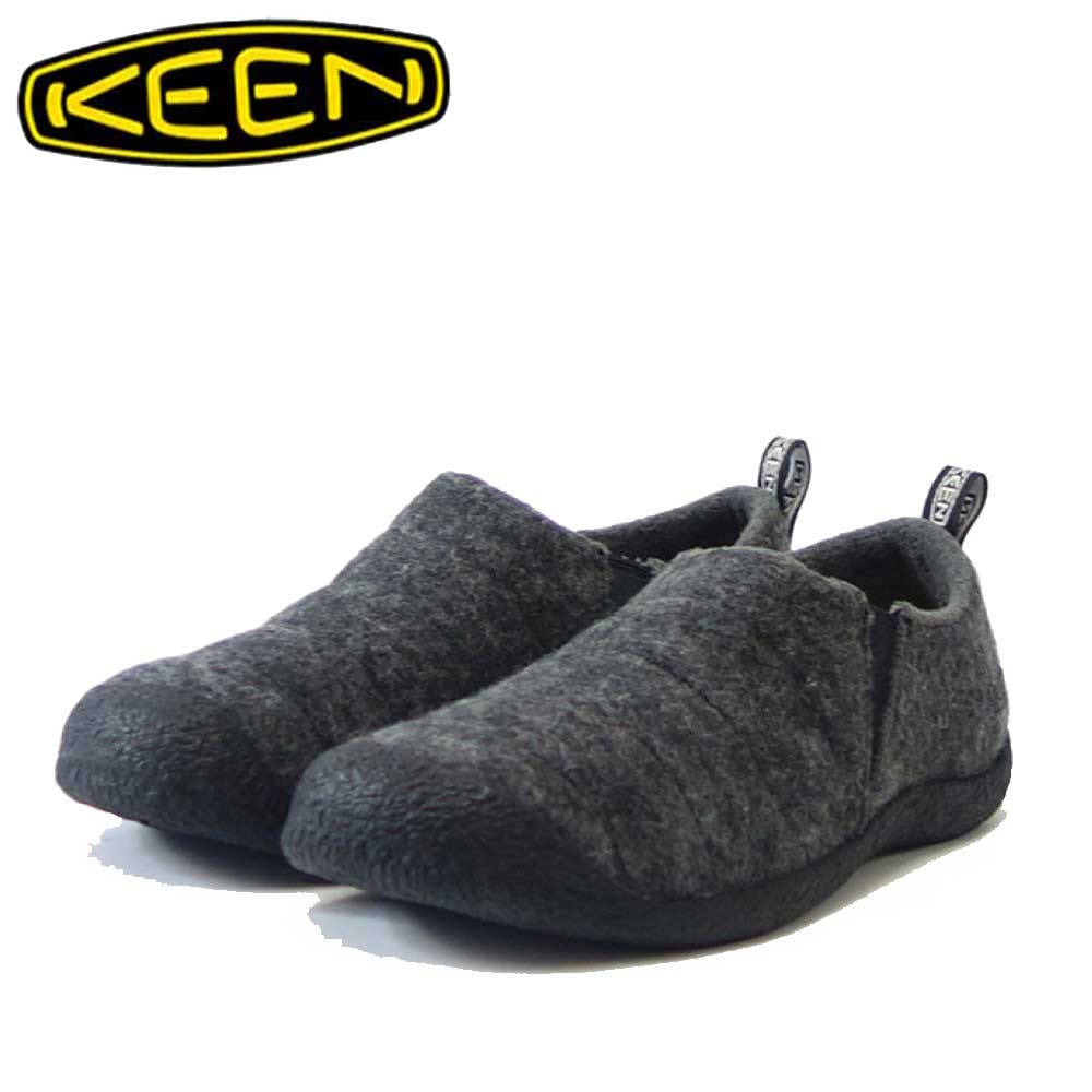キーン KEEN  ハウザー ツー 1025620 Grey Felt/Black(レディース) ソフトなナイロン素材 温かみのあるスリッポンシューズ「靴」