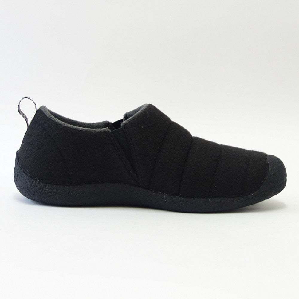 キーン KEEN ハウザー ツー 1025624 Black Felt(メンズ)ソフトなフェルト素材 温かみのあるスリッポンシューズ「靴」