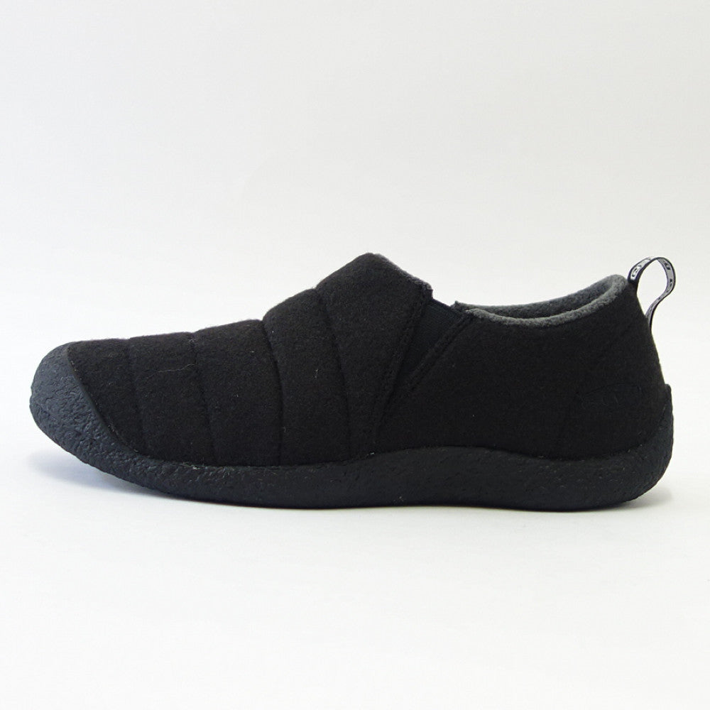 キーン KEEN ハウザー ツー 1025624 Black Felt(メンズ)ソフトなフェルト素材 温かみのあるスリッポンシューズ「靴」