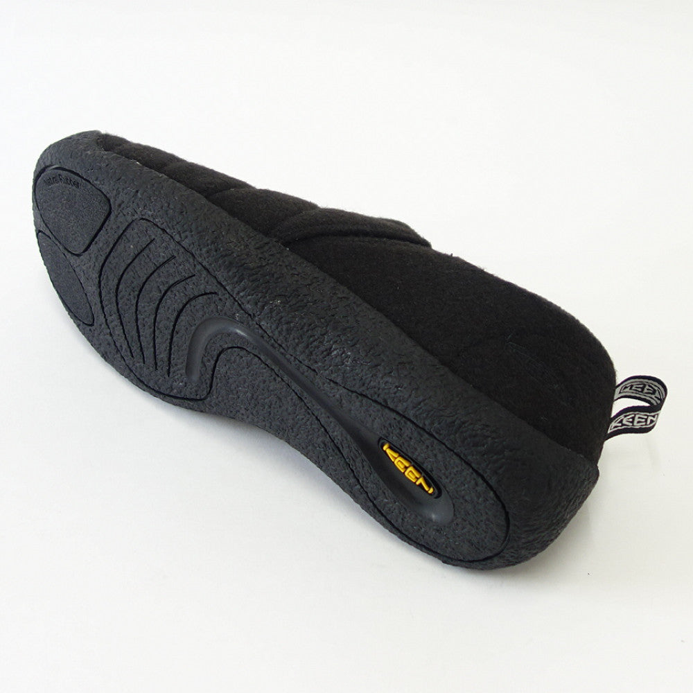 キーン KEEN ハウザー ツー 1025624 Black Felt(メンズ)ソフトなフェルト素材 温かみのあるスリッポンシューズ「靴」