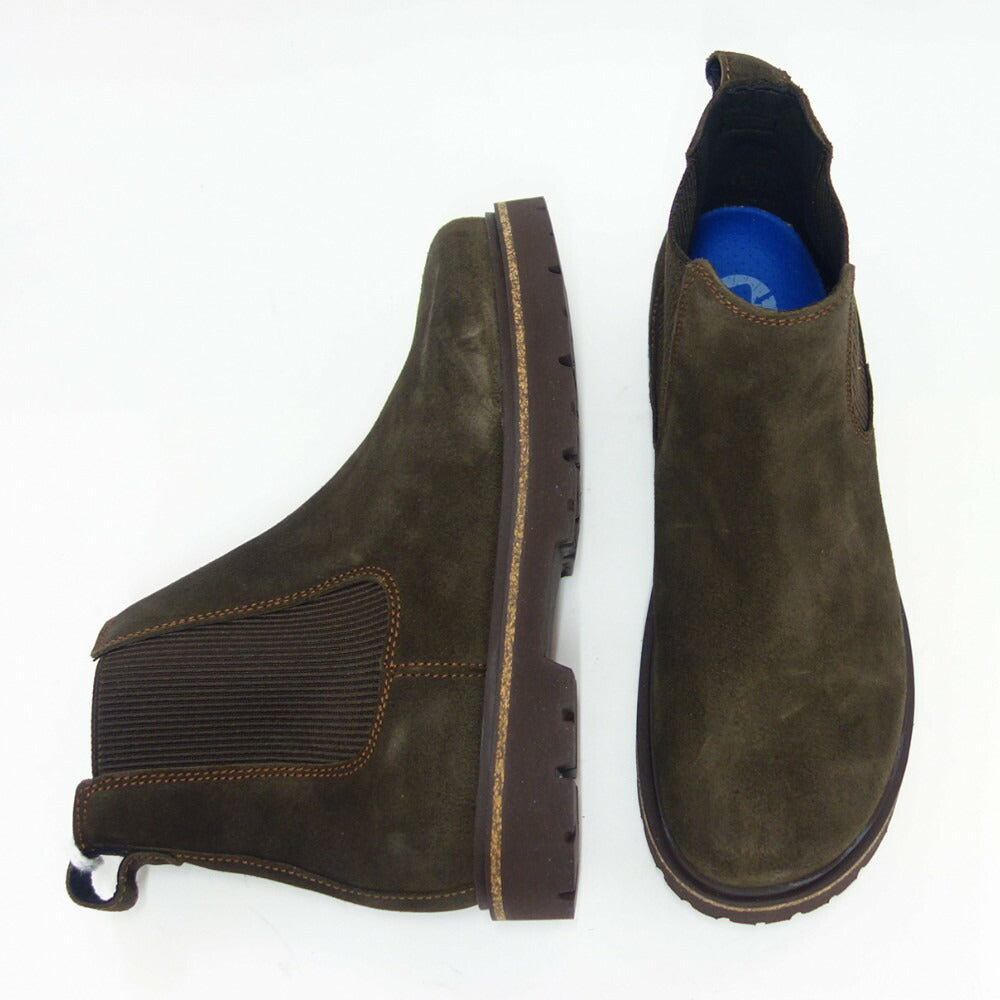 ビルケンシュトック BIRKENSTOCK Highwood Slip On Mid(レディース) 1025756(スエード/モカ) チェルシーブーツ アンクルブーツ 「靴」