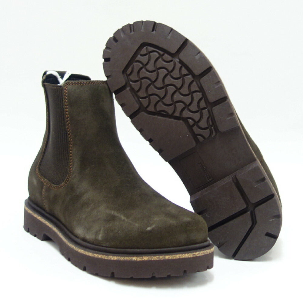ビルケンシュトック BIRKENSTOCK Highwood Slip On Mid(レディース) 1025756(スエード/モカ) チェルシーブーツ アンクルブーツ 「靴」
