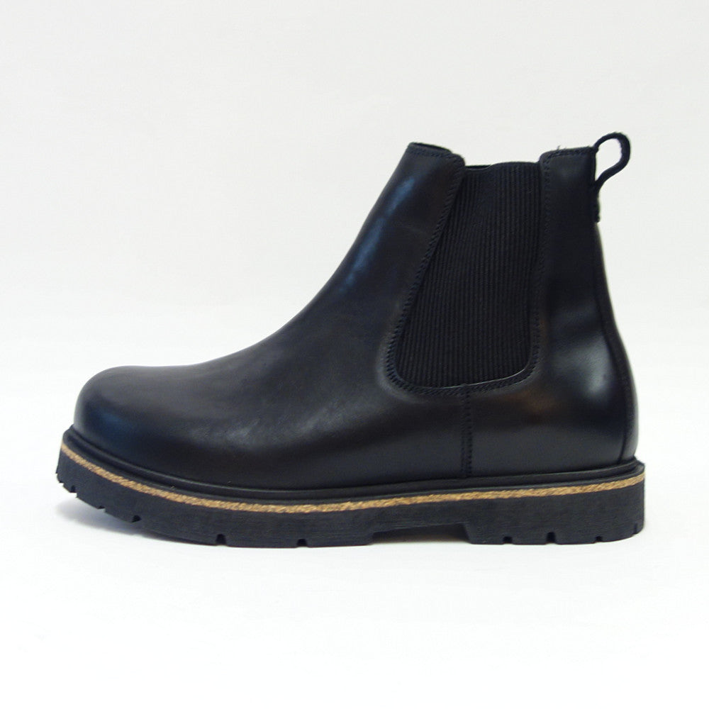 ビルケンシュトック BIRKENSTOCK Highwood Slip On Mid(メンズ) 1025764(ブラック) チェルシーブーツ アンクルブーツ 「靴」