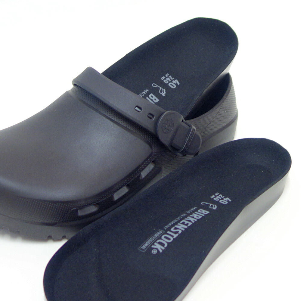 ビルケンシュトックBIRKENSTOCKBirkiAir2.0(ビルキエアー)(ドイツ製)プロフェッショナル1025978ブラック(ユニセックス)フットベッドサボドイツ製快適クロッグ「正規品」「靴」