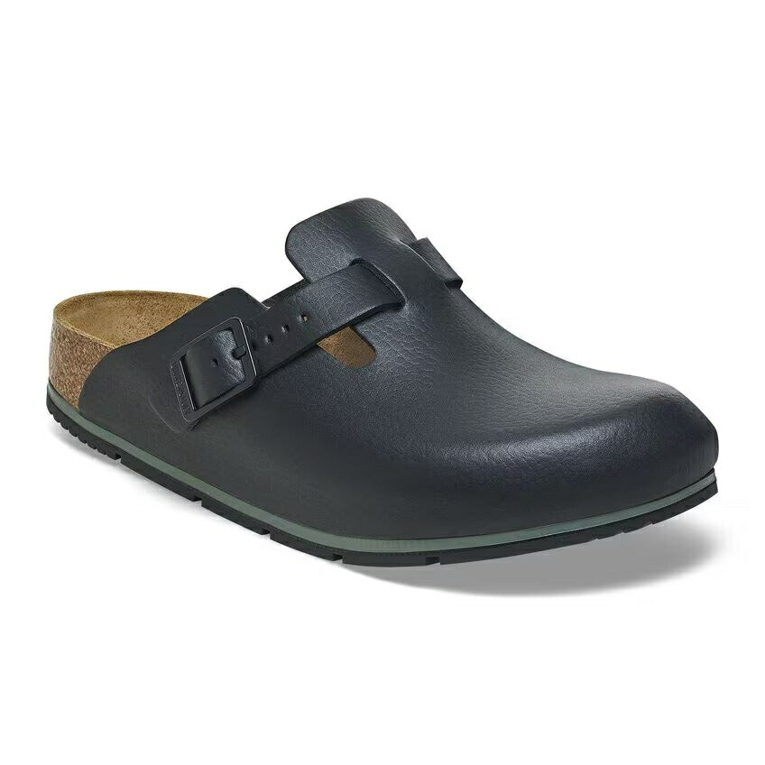 ビルケンシュトックBIRKENSTOCKプロフェッショナルBostonPRO(ボストンプロ)1026222ブラック(レディースサンダル)ナローフィット天然皮革クロッグサボ医療厨房仕事履き「靴」